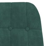 Casa si Gradina - Mobilier - Scaune si fotolii - Fotolii - Fotoliu de relaxare, verde inchis, catifea - Infinity.ro