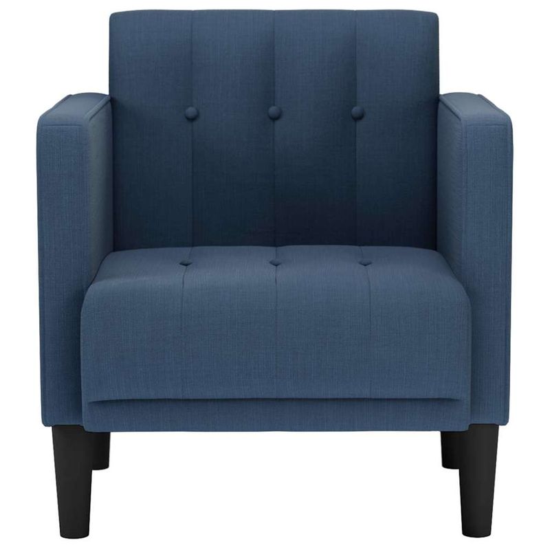 Casa si Gradina - Mobilier - Scaune si fotolii - Fotolii - Fotoliu cu cotiere, albastru, 53 cm, textil - Infinity.ro