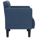 Casa si Gradina - Mobilier - Scaune si fotolii - Fotolii - Fotoliu cu cotiere, albastru, 53 cm, textil - Infinity.ro