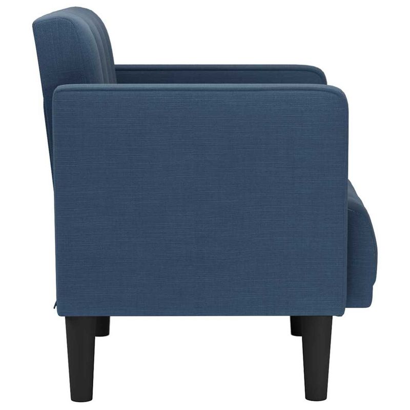 Casa si Gradina - Mobilier - Scaune si fotolii - Fotolii - Fotoliu cu cotiere, albastru, 53 cm, textil - Infinity.ro