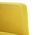 Casa si Gradina - Mobilier - Canapele si coltare - Canapele - Canapea loveseat, galben, 111 cm, catifea - Infinity.ro