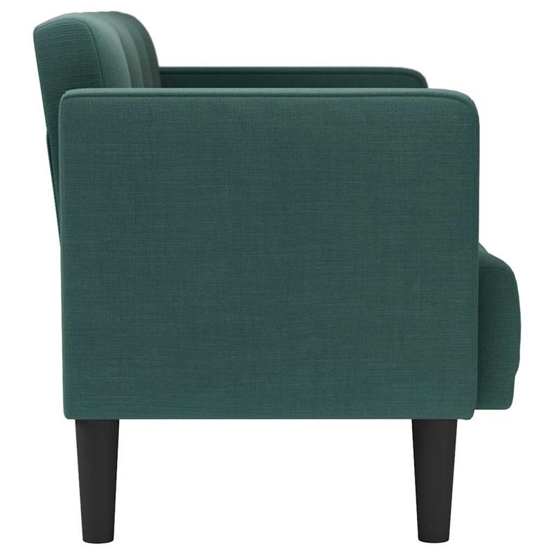 Casa si Gradina - Mobilier - Canapele si coltare - Canapele - Canapea loveseat, verde inchis, 111 cm, textil - Infinity.ro