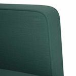 Casa si Gradina - Mobilier - Canapele si coltare - Canapele - Canapea loveseat, verde inchis, 111 cm, textil - Infinity.ro