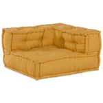 Casa si Gradina - Gradina si terasa - Mobilier exterior - Canapele si fotolii gradina - Puf modular galben 70x70x54 tesatura - Infinity.ro