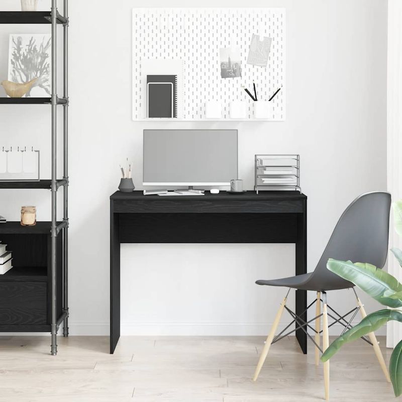 Casa si Gradina - Mobilier - Mese si birouri - Birouri - Birou Stejar negru 90x40x72 cm Lemn prelucrat - Infinity.ro