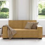Casa si Gradina - Mobilier - Canapele si coltare - Canapele - Canapea cu 2 locuri, maro, 140 cm, catifea - Infinity.ro