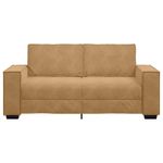 Casa si Gradina - Mobilier - Canapele si coltare - Canapele - Canapea cu 2 locuri, maro, 140 cm, catifea - Infinity.ro