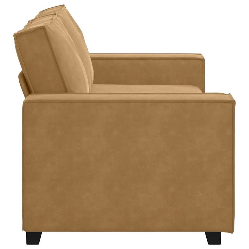 Casa si Gradina - Mobilier - Canapele si coltare - Canapele - Canapea cu 2 locuri, maro, 140 cm, catifea - Infinity.ro