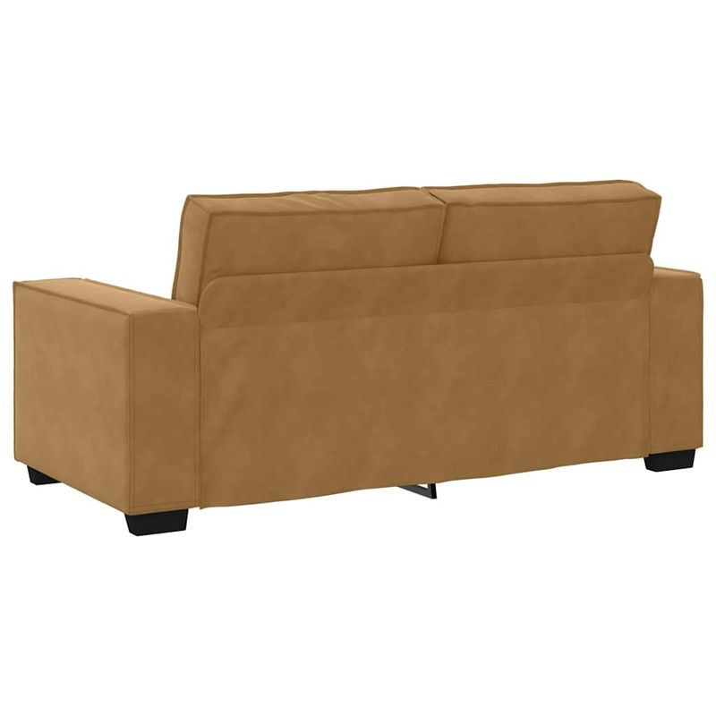 Casa si Gradina - Mobilier - Canapele si coltare - Canapele - Canapea cu 2 locuri, maro, 140 cm, catifea - Infinity.ro