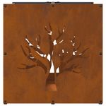 Casa si Gradina - Termice - Sobe, Seminee si accesorii - Accesorii seminee si sobe - Suport pentru lemne de foc 40x40x40 cm Otel pentru intemperii - Infinity.ro