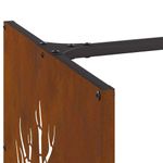 Casa si Gradina - Termice - Sobe, Seminee si accesorii - Accesorii seminee si sobe - Suport pentru lemne de foc 40x40x40 cm Otel pentru intemperii - Infinity.ro