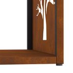 Casa si Gradina - Termice - Sobe, Seminee si accesorii - Accesorii seminee si sobe - Suport pentru lemne de foc 40x40x40 cm Otel pentru intemperii - Infinity.ro