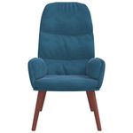 Casa si Gradina - Mobilier - Scaune si fotolii - Fotolii - Fotoliu de relaxare, albastru, catifea - Infinity.ro