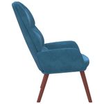 Casa si Gradina - Mobilier - Scaune si fotolii - Fotolii - Fotoliu de relaxare, albastru, catifea - Infinity.ro