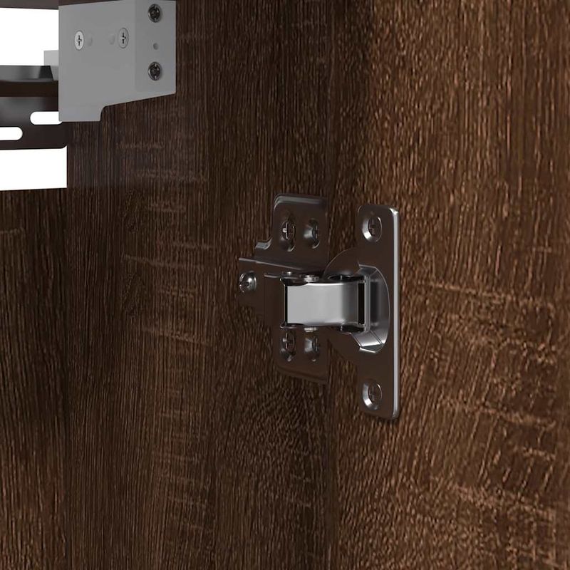 Casa si Gradina - Mobilier - Mobilier baie - Corpuri baie - Dulap de baie cu oglinda stejar maro 50x21x60 cm - Infinity.ro