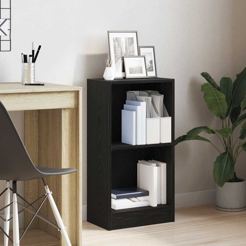 Casa si Gradina - Mobilier - Biblioteci si rafturi - Biblioteci - Biblioteca Stejar negru 40x24x76 cm Lemn prelucrat - Infinity.ro