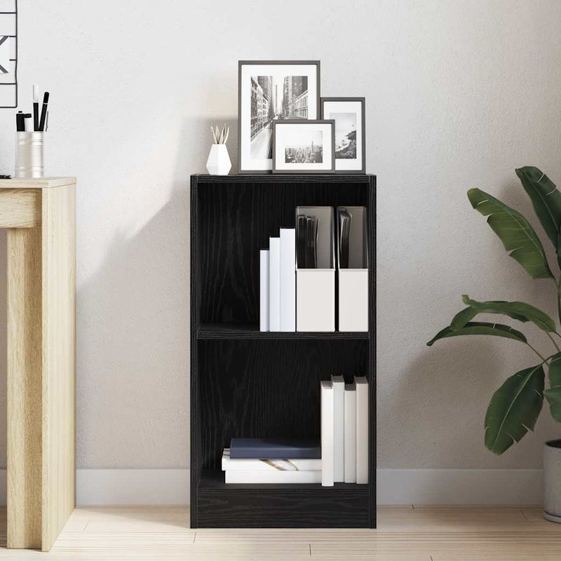 Casa si Gradina - Mobilier - Biblioteci si rafturi - Biblioteci - Biblioteca Stejar negru 40x24x76 cm Lemn prelucrat - Infinity.ro