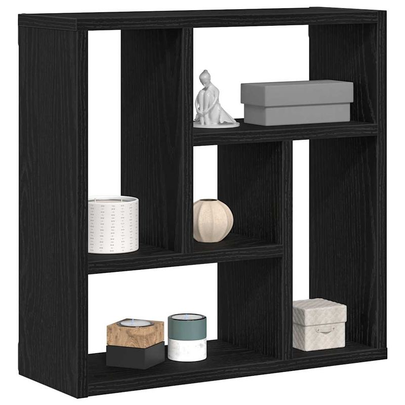 Casa si Gradina - Mobilier - Biblioteci si rafturi - Rafturi - Raft de perete Stejar negru 45x16x45 cm Lemn prelucrat - Infinity.ro