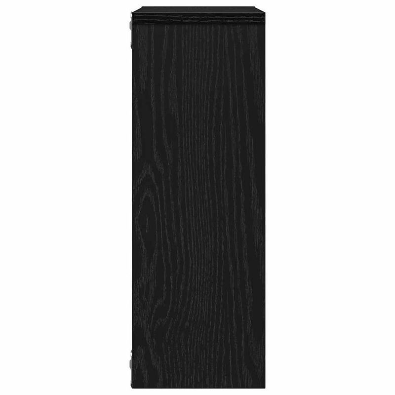 Casa si Gradina - Mobilier - Biblioteci si rafturi - Rafturi - Raft de perete Stejar negru 45x16x45 cm Lemn prelucrat - Infinity.ro