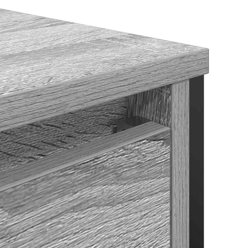 Casa si Gradina - Mobilier - Mobilier baie - Corpuri baie - Dulap pentru lavoar baie gri Sonoma 60x34,5x60 cm - Infinity.ro