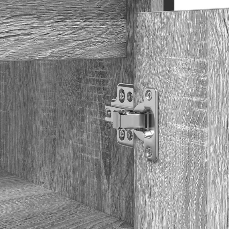 Casa si Gradina - Mobilier - Mobilier baie - Corpuri baie - Dulap pentru lavoar baie gri Sonoma 60x34,5x60 cm - Infinity.ro