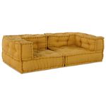 Casa si Gradina - Gradina si terasa - Mobilier exterior - Canapele si fotolii gradina - Puf modular galben 140x70x36 tesatura - Infinity.ro