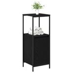 Casa si Gradina - Mobilier - Mobilier baie - Corpuri baie - Dulap de baie cu rafturi Stejar negru 36x35x95 cm - Infinity.ro