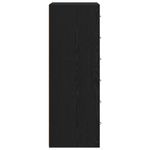 Casa si Gradina - Mobilier - Comode si corpuri - Comode - Bufeta cu 6 sertare Stejar negru 50x34x96 cm Lemn prelucrat - Infinity.ro