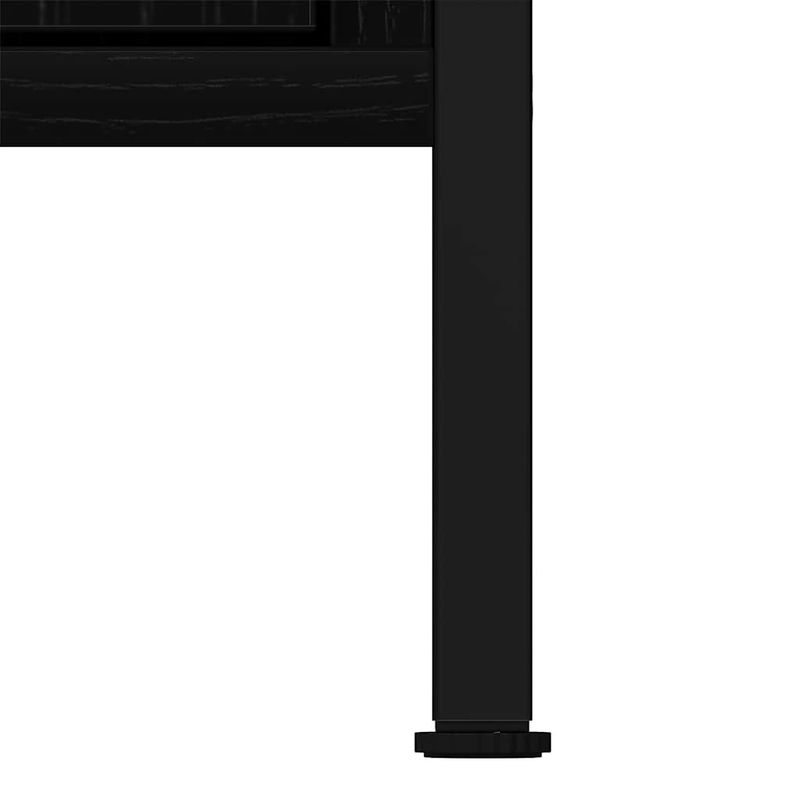 Casa si Gradina - Mobilier - Mobilier baie - Comode baie - Comoda pentru chiuveta de baie stejar negru lemn prelucrat - Infinity.ro