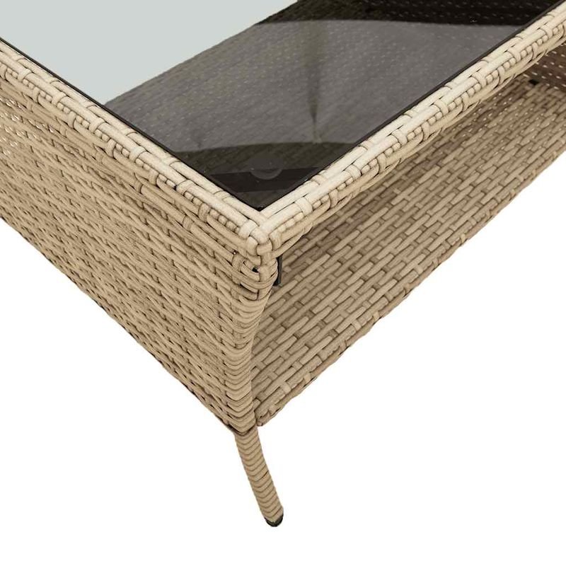 Casa si Gradina - Gradina si terasa - Mobilier exterior - Seturi mobila gradina - Set canapele de gradina cu perne, 6 piese, bej, poliratan - Infinity.ro