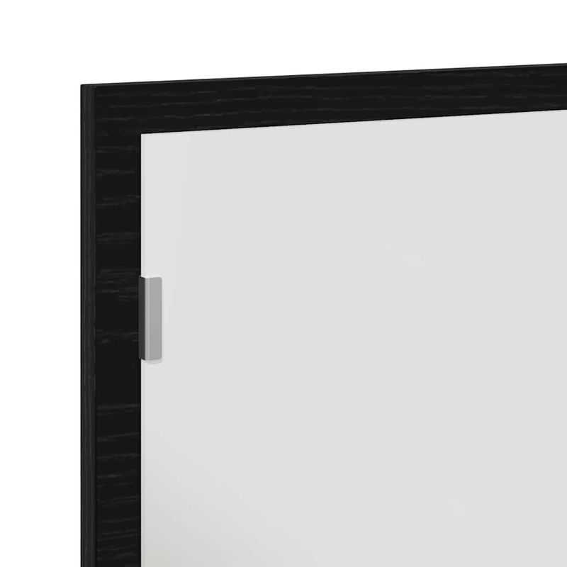 Casa si Gradina - Mobilier - Mobilier baie - Oglinzi baie - Oglinda de baie cu lumini LED, stejar negru, 60x8,5x37 cm - Infinity.ro
