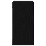 Casa si Gradina - Mobilier - Biblioteci si rafturi - Rafturi - Rafturi de perete cub 4 buc. stejar negru, 30x15x30 cm lemn - Infinity.ro