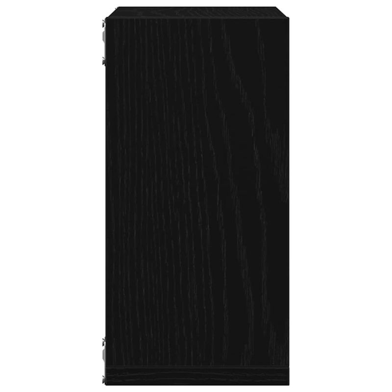 Casa si Gradina - Mobilier - Biblioteci si rafturi - Rafturi - Rafturi de perete cub 4 buc. stejar negru, 30x15x30 cm lemn - Infinity.ro