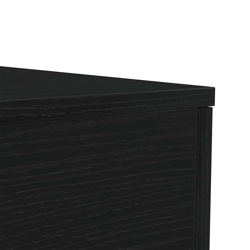 Casa si Gradina - Mobilier - Mese si birouri - Masute de cafea - Masuta de cafea cu lumini LED Stejar negru 50x50x40 cm - Infinity.ro