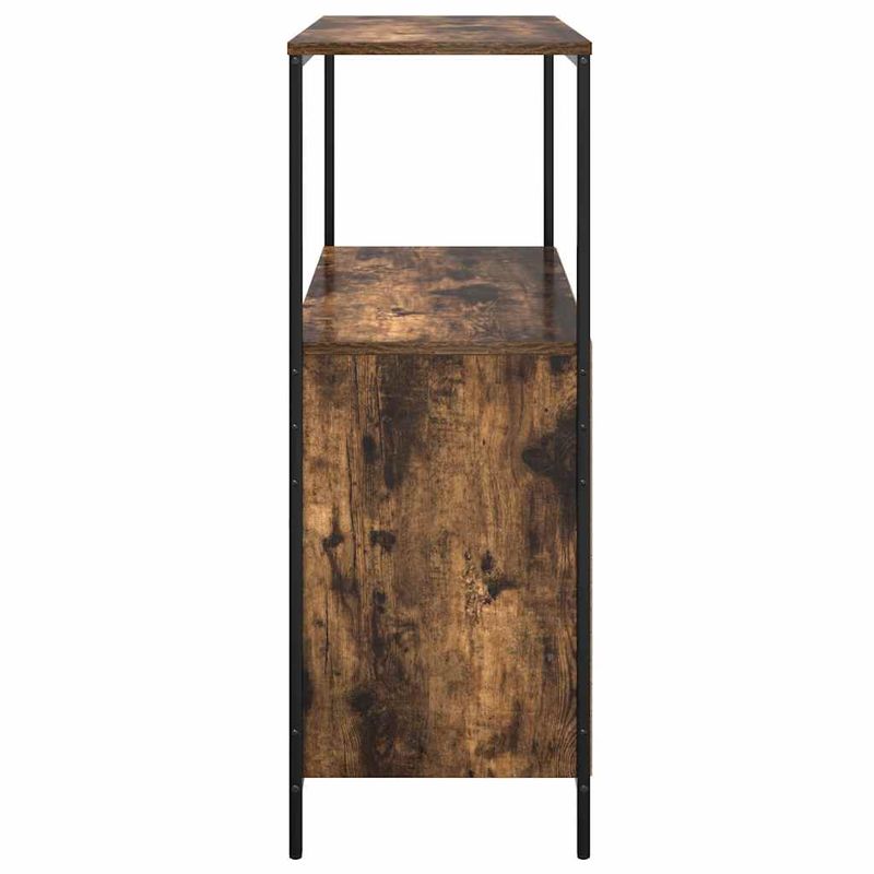 Casa si Gradina - Mobilier - Mobilier baie - Corpuri baie - Dulap de baie cu rafturi stejar afumat 76,5x35x95 cm - Infinity.ro