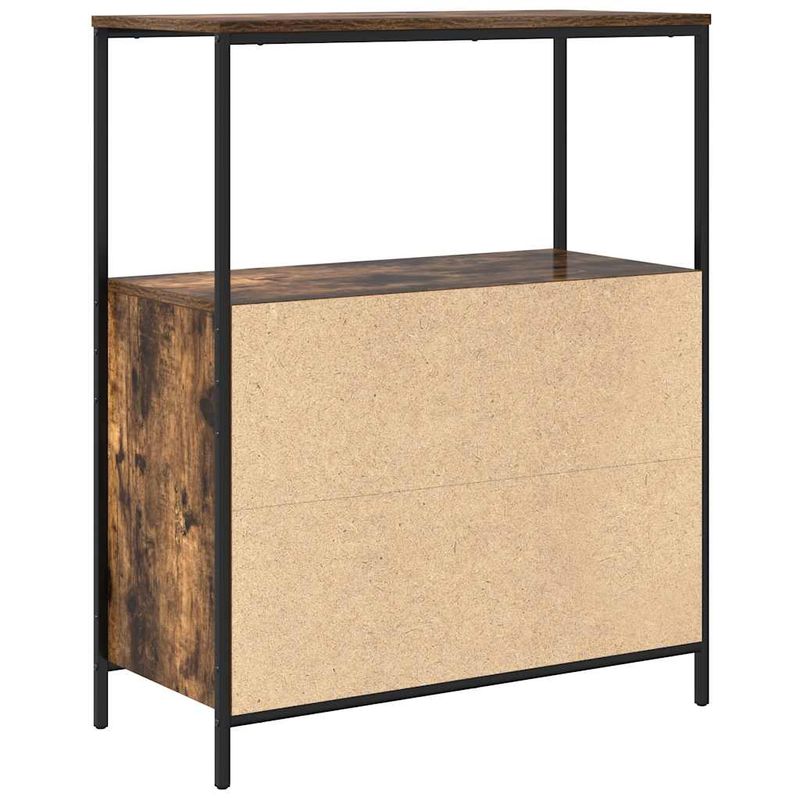 Casa si Gradina - Mobilier - Mobilier baie - Corpuri baie - Dulap de baie cu rafturi stejar afumat 76,5x35x95 cm - Infinity.ro