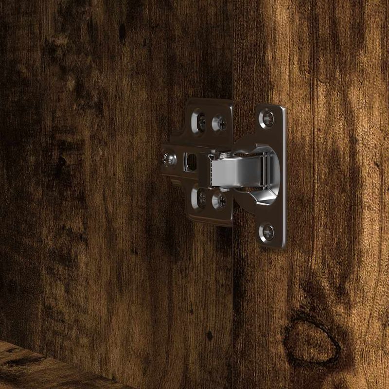 Casa si Gradina - Mobilier - Mobilier baie - Corpuri baie - Dulap de baie cu rafturi stejar afumat 76,5x35x95 cm - Infinity.ro