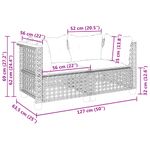 Casa si Gradina - Gradina si terasa - Mobilier exterior - Canapele si fotolii gradina - Canapele de colt de gradina cu perne, 2 buc., bej, poliratan, model 2x colțar (cu sculptură) - Infinity.ro
