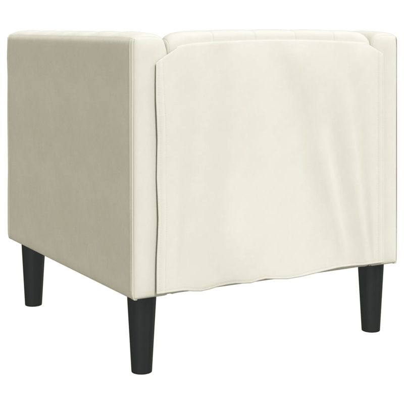 Casa si Gradina - Mobilier - Scaune si fotolii - Fotolii - Fotoliu Chesterfield, crem, catifea - Infinity.ro