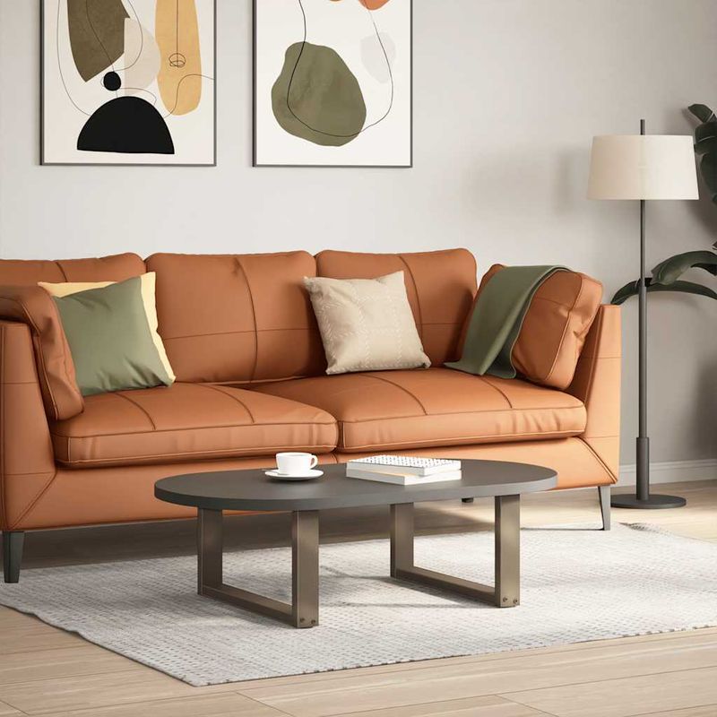 Casa si Gradina - Mobilier - Feronerie si accesorii mobila - Picioare pentru masa cafea in forma U 2 buc Otel natural Otel - Infinity.ro