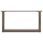 Casa si Gradina - Mobilier - Feronerie si accesorii mobila - Picioare pentru masa cafea in forma U 2 buc Otel natural Otel - Infinity.ro