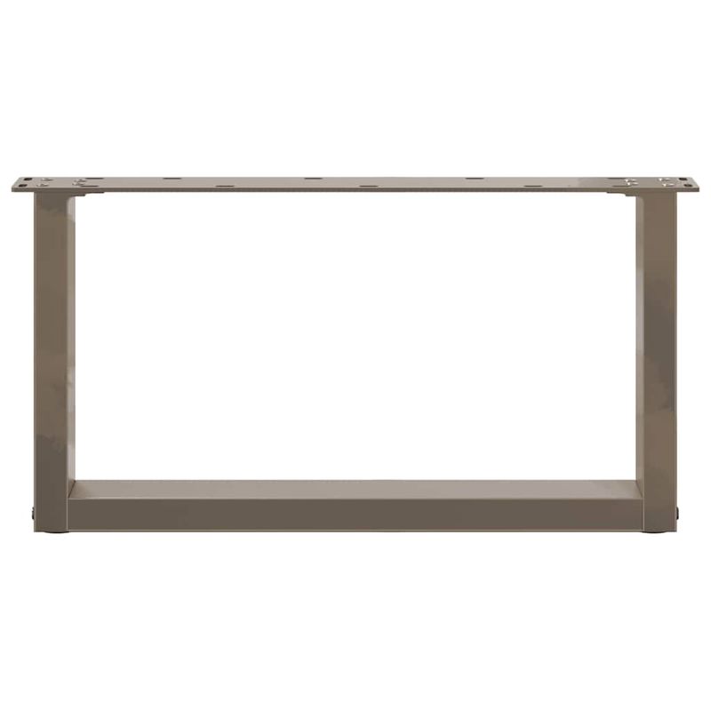 Casa si Gradina - Mobilier - Feronerie si accesorii mobila - Picioare pentru masa cafea in forma U 2 buc Otel natural Otel - Infinity.ro
