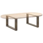 Casa si Gradina - Mobilier - Feronerie si accesorii mobila - Picioare pentru masa cafea in forma U 2 buc Otel natural Otel - Infinity.ro