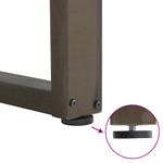 Casa si Gradina - Mobilier - Feronerie si accesorii mobila - Picioare pentru masa cafea in forma U 2 buc Otel natural Otel - Infinity.ro