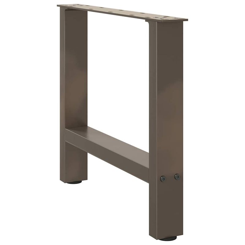 Casa si Gradina - Mobilier - Feronerie si accesorii mobila - Picioare masuta de cafea Otel natural 2 buc 60x(42-43) cm Otel - Infinity.ro