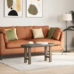 Casa si Gradina - Mobilier - Feronerie si accesorii mobila - Picioare masuta de cafea Otel natural 2 buc 38x(42-43) cm Otel - Infinity.ro