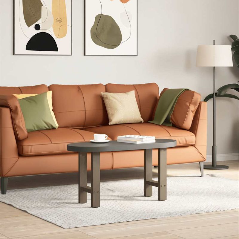 Casa si Gradina - Mobilier - Feronerie si accesorii mobila - Picioare masuta de cafea Otel natural 2 buc 38x(42-43) cm Otel - Infinity.ro