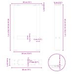 Casa si Gradina - Mobilier - Feronerie si accesorii mobila - Picioare masuta de cafea Otel natural 2 buc 38x(42-43) cm Otel - Infinity.ro