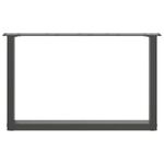 Casa si Gradina - Mobilier - Feronerie si accesorii mobila - Picioare pentru masuta cafea in forma de U 2 buc Antracit Otel - Infinity.ro