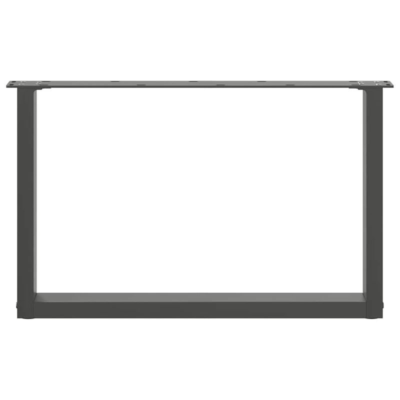 Casa si Gradina - Mobilier - Feronerie si accesorii mobila - Picioare pentru masuta cafea in forma de U 2 buc Antracit Otel - Infinity.ro